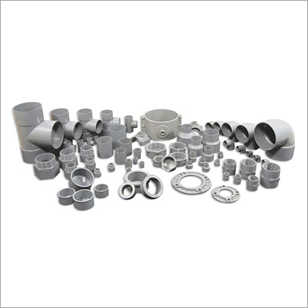 Upvc Fittings - UPVC Material, 1/2 to 4 Inch, White, High UV Resistance, Leakage Proof, Solvent Weld/Threaded