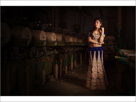 Designer Lehenga Decoration Material: Lace