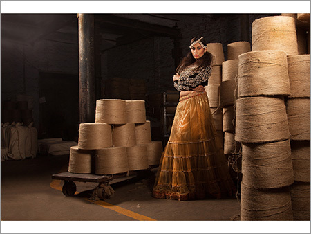 Embroidered Lehenga Decoration Material: Lace