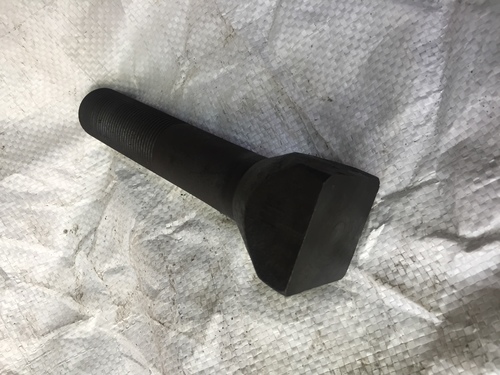 Square Head Liner Bolt - Polished Finish, 2-5 Inch Size, Black Color