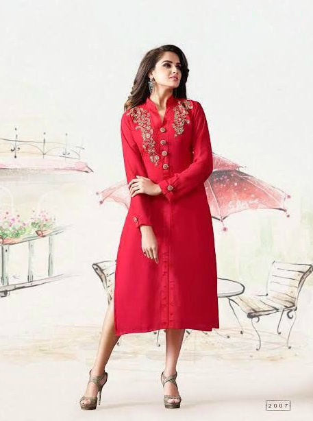 Multicolour Latest Tunic Indian Kurtis