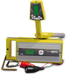 Cable and Pipe Locator - Plastic, Yellow-Grey | 1 Year Warranty, Frequency Flexa Dual Functionality, Passive Frequencies for Live Line Detection