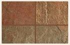 Copper Polished Slate Stone Size: 60x60cm
