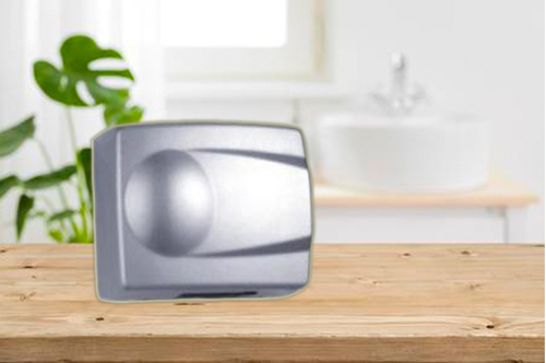 Hand Dryer - Stainless Steel, 265x125x205 mm, 1500W, 10-15 Sec Drying Time, IPX1 Water Resistance, >15m/sec Wind Speed, Low Noise, Energy Efficient