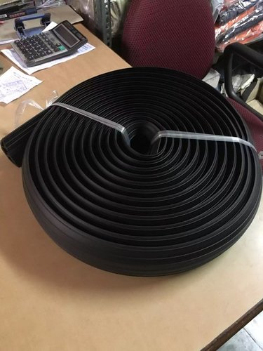 Floor Cable Manager - PVC Material, 76mm x 25mm Body Size, Black Color | Ideal for Shielding Wires with Easy Access Through Pre-Split Rear
