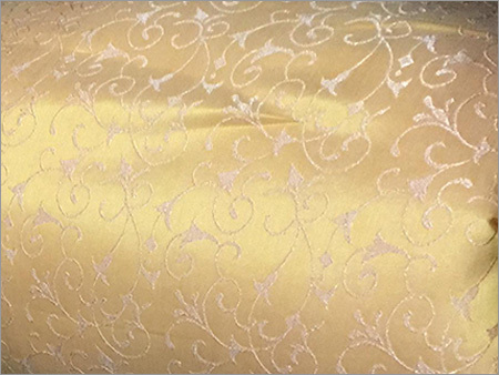 Cotton Silk Fabric - 45 Inches Width, 150 GSM Weight , Gold Satin Weave, Dry Clean Care