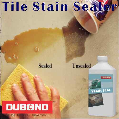 Tile Stain Sealer - Fluorochemical Technology, 500ml/5 Litres | Transparent Liquid, Stain Resistant, User Friendly, Hydrophobic & Uv Resistant
