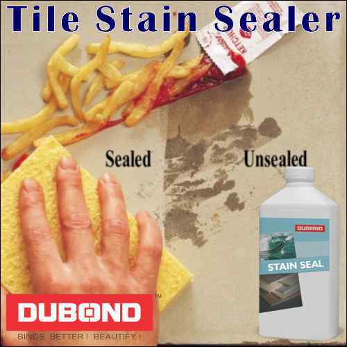 Tile Stain Sealer - Fluorochemical Technology, 500ml/5 Litres | Transparent Liquid, Stain Resistant, User Friendly, Hydrophobic & Uv Resistant