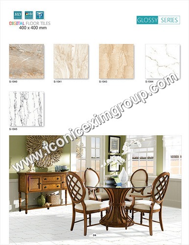 चमकदार फर्श टाइलें