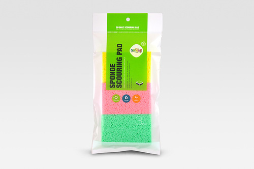 लकड़ी का गूदा स्पंज स्काउरिंग पैड