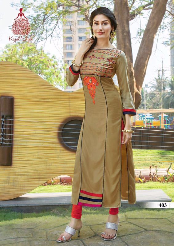 Ladies Rayon Print Kurtis - Customized Sizes From Xxs To Xxxl, All Colors | Long Sleeve, Embroidered Pattern For Casual, Daily And Party Wear