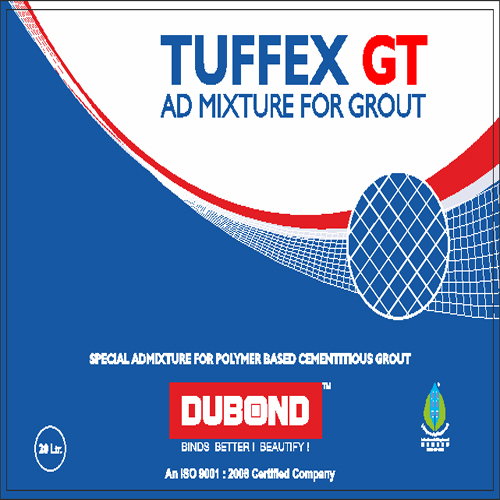 Grout Admixture Application: Clear