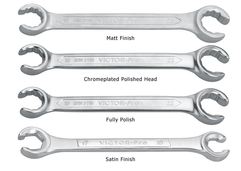 Flare Nut Spanner - Steel, Size Range: 6-50 mm, Length: 100-558 mm, Weight: 16-2540 gms | Durable Material, Multiple Sets, Various Sizes