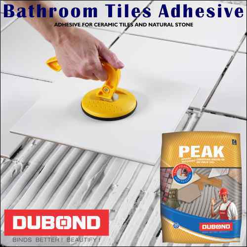 Vitrified Tile Adhesive Application: Peak Should Be Applied With A Suitable Toothed Spreader