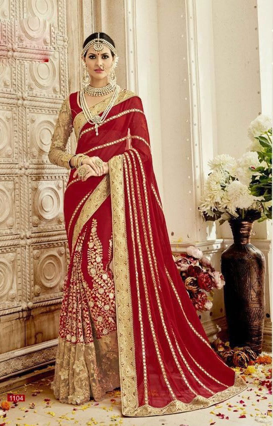 Georgette Wedding Sarees