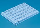 Microscopic Slide Tray - Polypropylene, Lightweight Design (50-150 Grams) for Laboratory Use