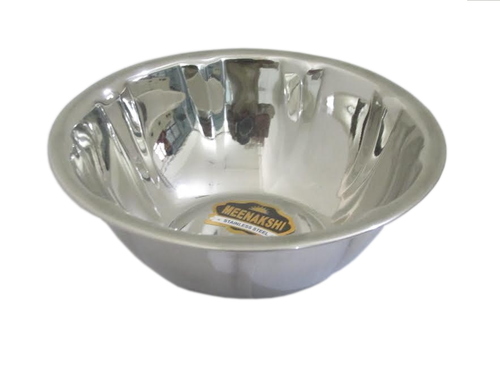 स्टेनलेस स्टील का केला बाउल