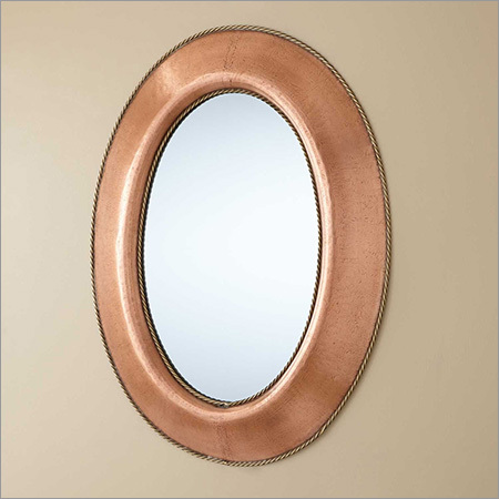 अंडाकार बाथरूम दर्पण