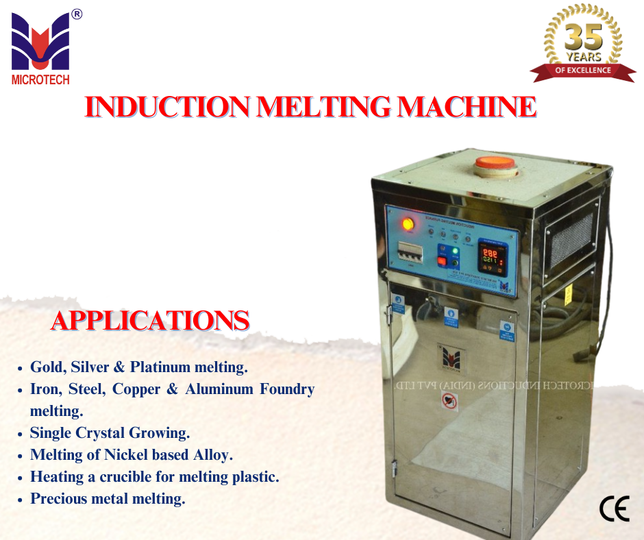Induction Melting Machine - Color: White