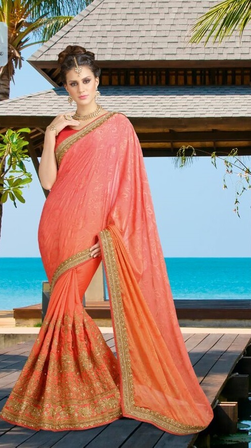 Embroidered Wedding Sarees Collection