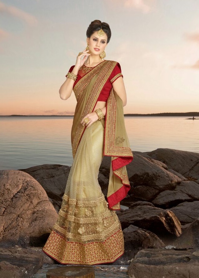Embroidered Wedding Sarees Collection