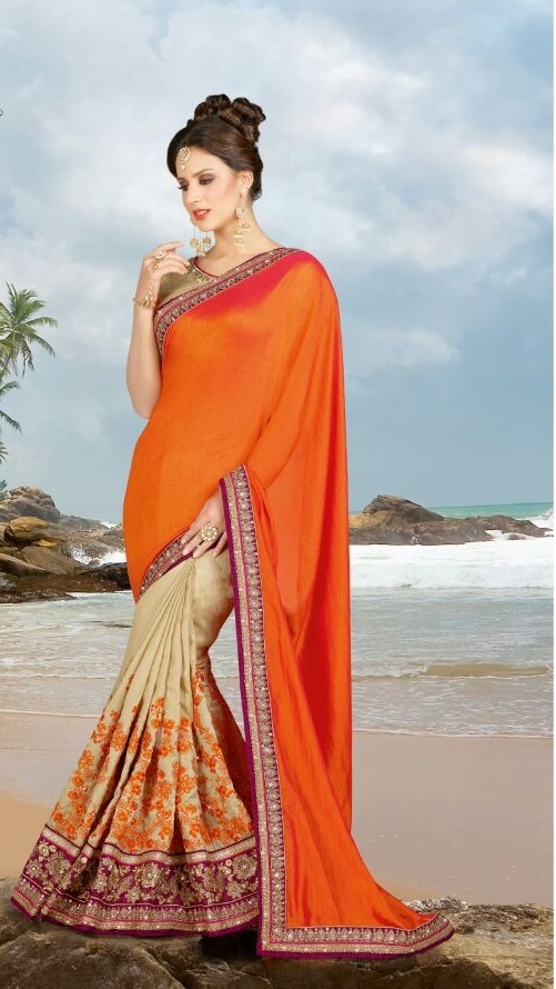 Embroidered Wedding Sarees Collection