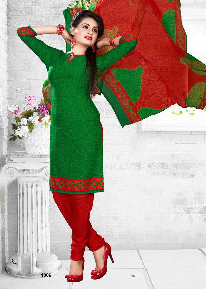 Designer Salwar Kameez - Leon Georgette Top, Santoon Bottom, Silver Chiffon Dupatta | Printed Work, Customizable Up To Size 42