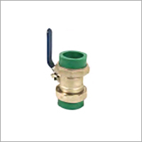 Double Union Brass Ball Valve - Size 20 mm to 63 mm | Galvanized, Round Shape, Socket Joint Connection, Thickness 5-10 mm