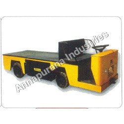 Battery Operated Platform Truck - Color: Yellow And  Black