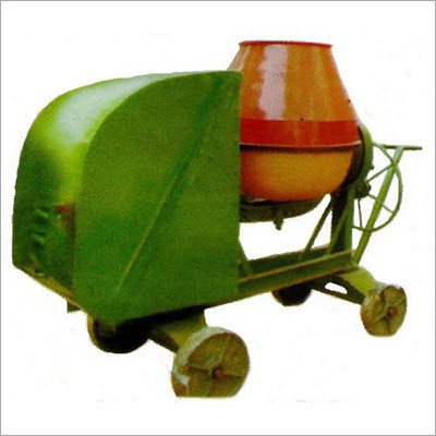 Manual Concrete Mixture Machine 7-5 CFT - Steel, Green, Manual Mixing | Easy Operation, Uniform Mixing, Durable Design