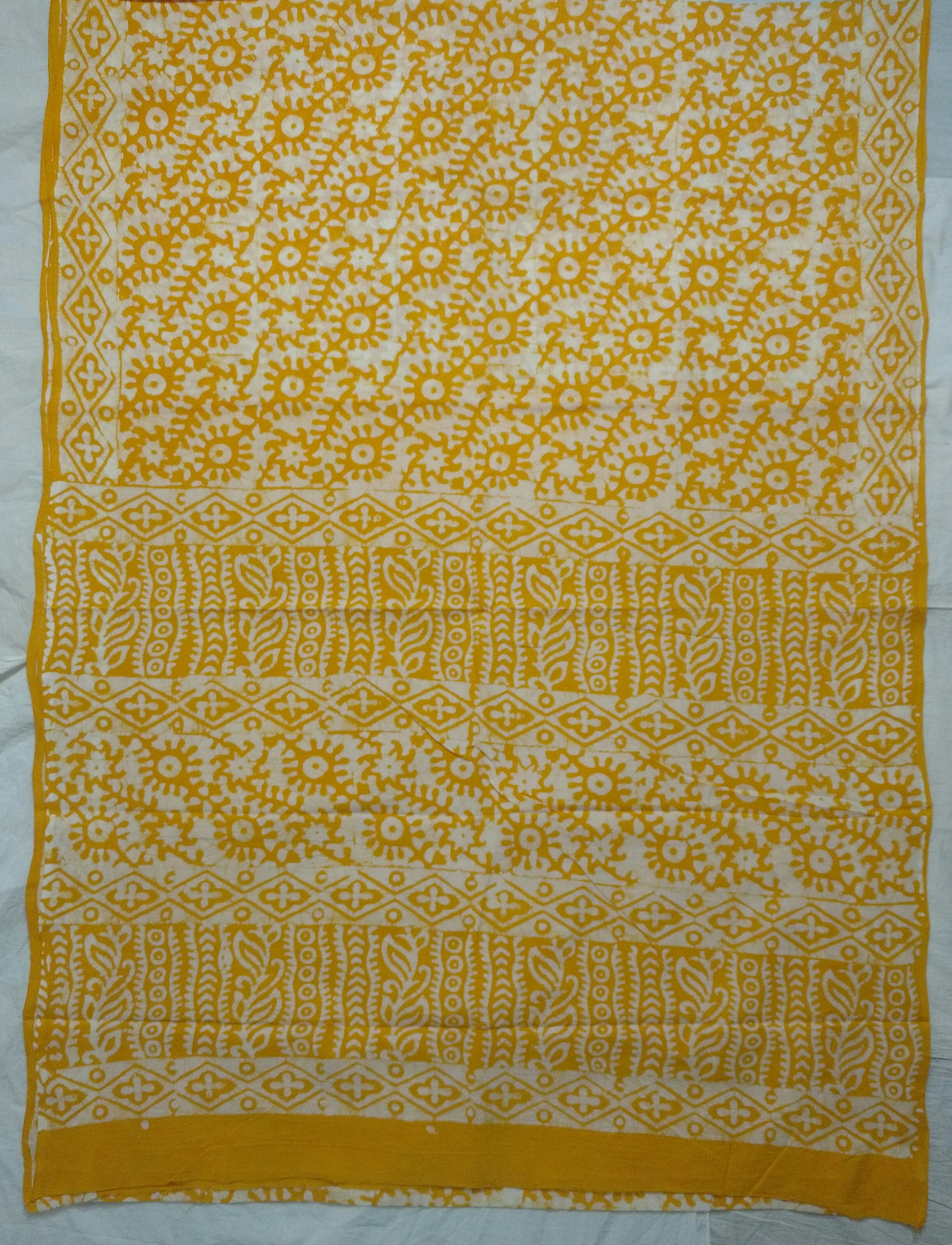 Chanderi Silk Batik Saree