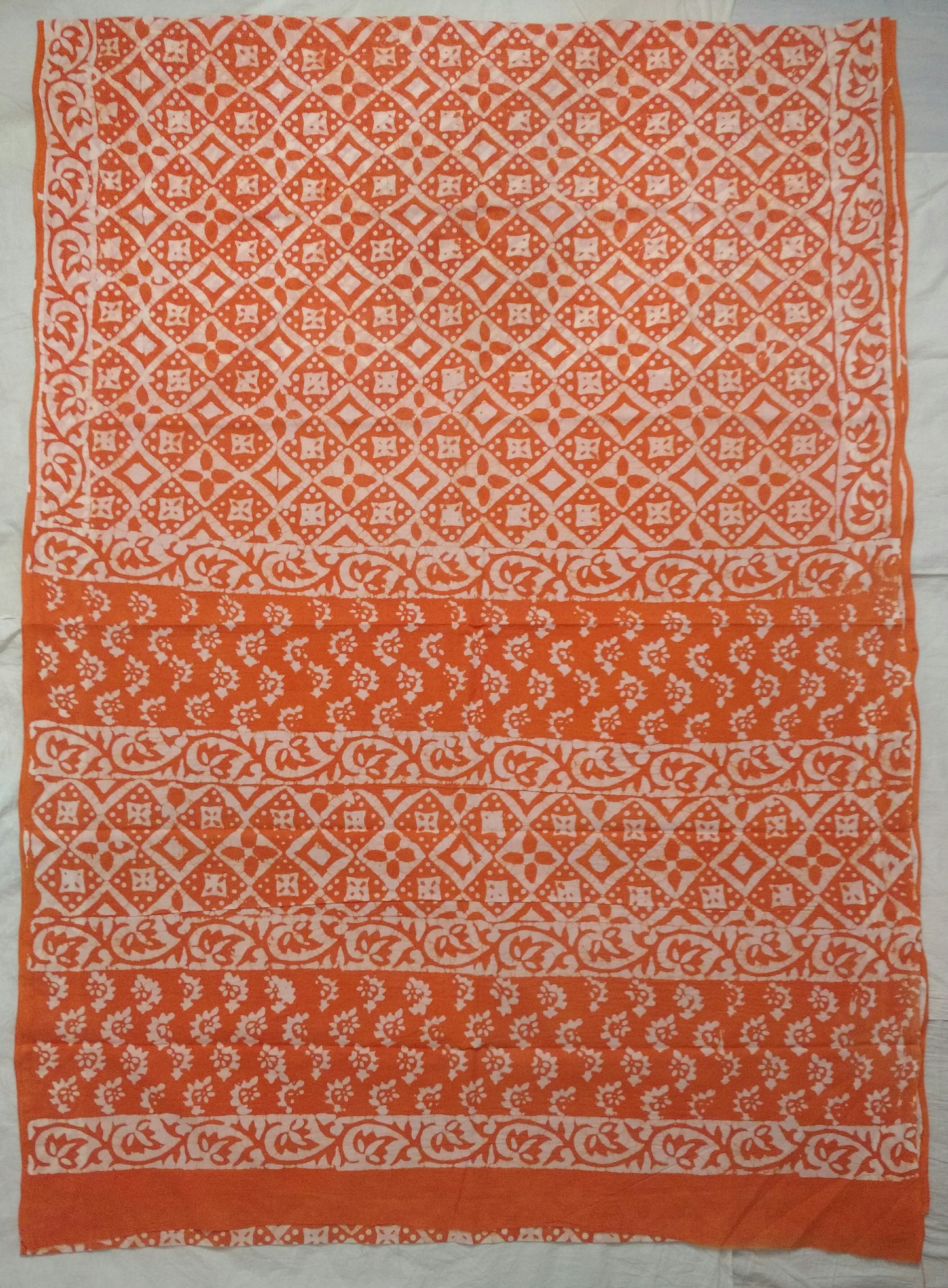 Chanderi Silk Batik Saree