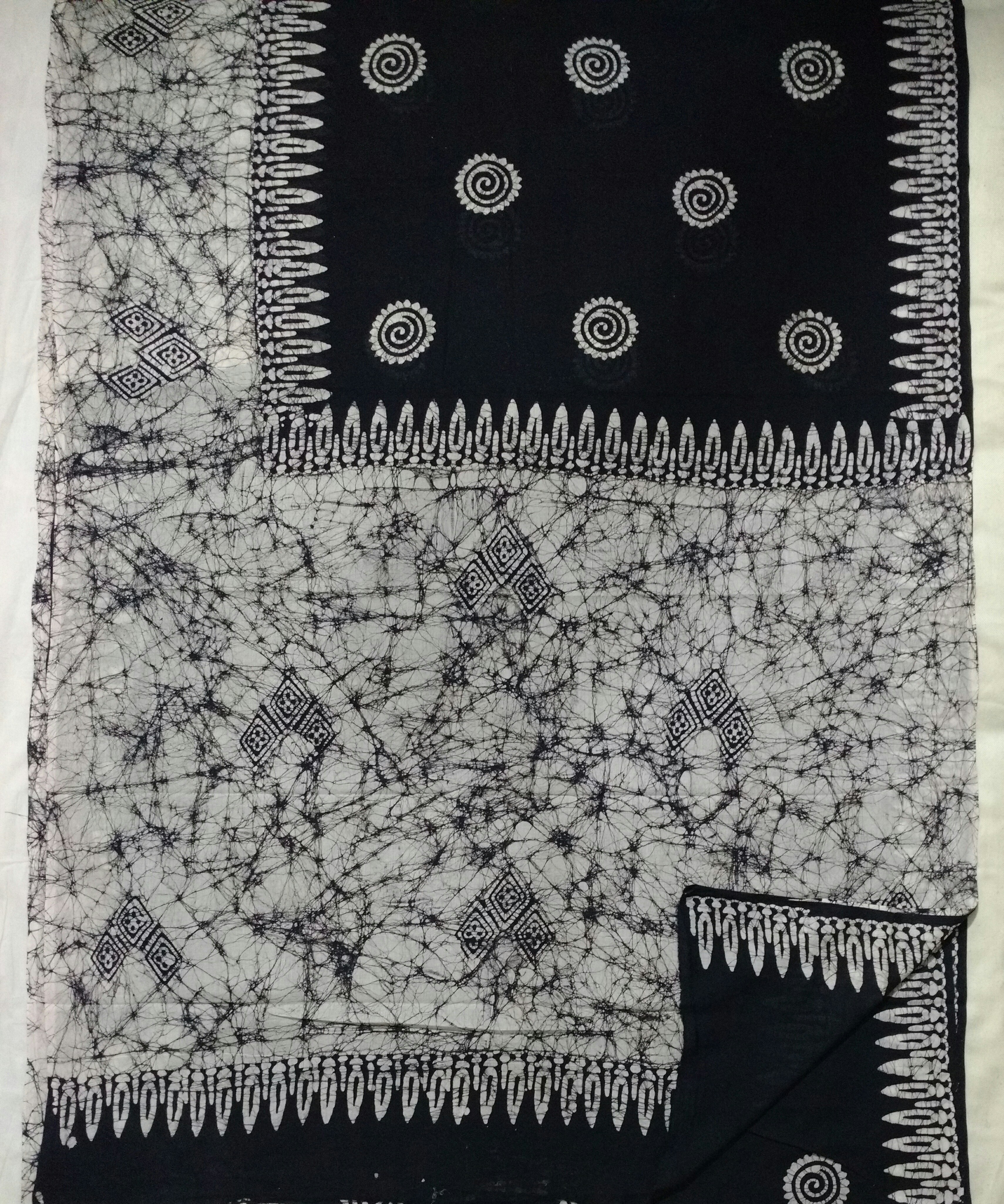 Chanderi Silk Batik Saree