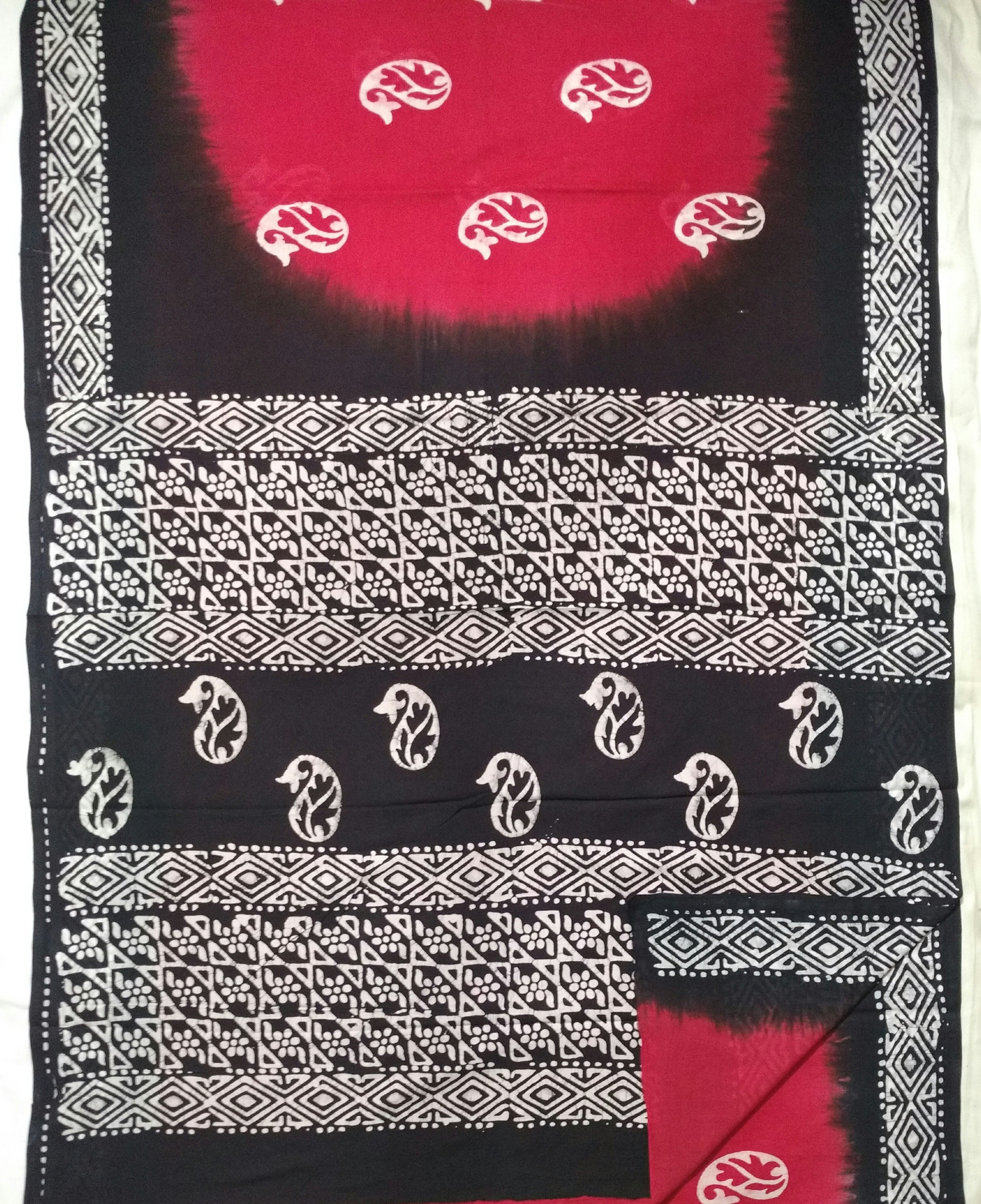 Chanderi Silk Batik Saree