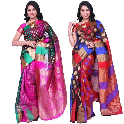 Multi Color Party Wear Sarees