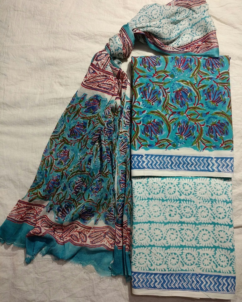 Cotton Suit - Soft Cotton Fabric, Elegant Color Shade | Lightweight, Washable, Skin Friendly, Quick Dry