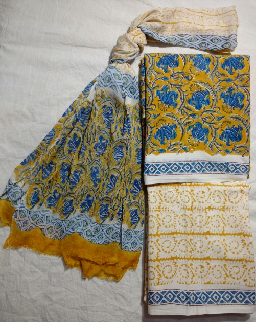 Cotton Suit - Soft Cotton Fabric, Elegant Color Shade | Lightweight, Washable, Skin Friendly, Quick Dry