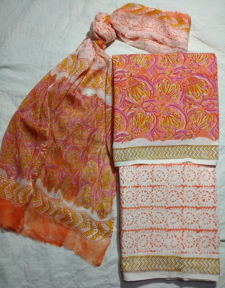 Cotton Suit - Soft Cotton Fabric, Elegant Color Shade | Lightweight, Washable, Skin Friendly, Quick Dry