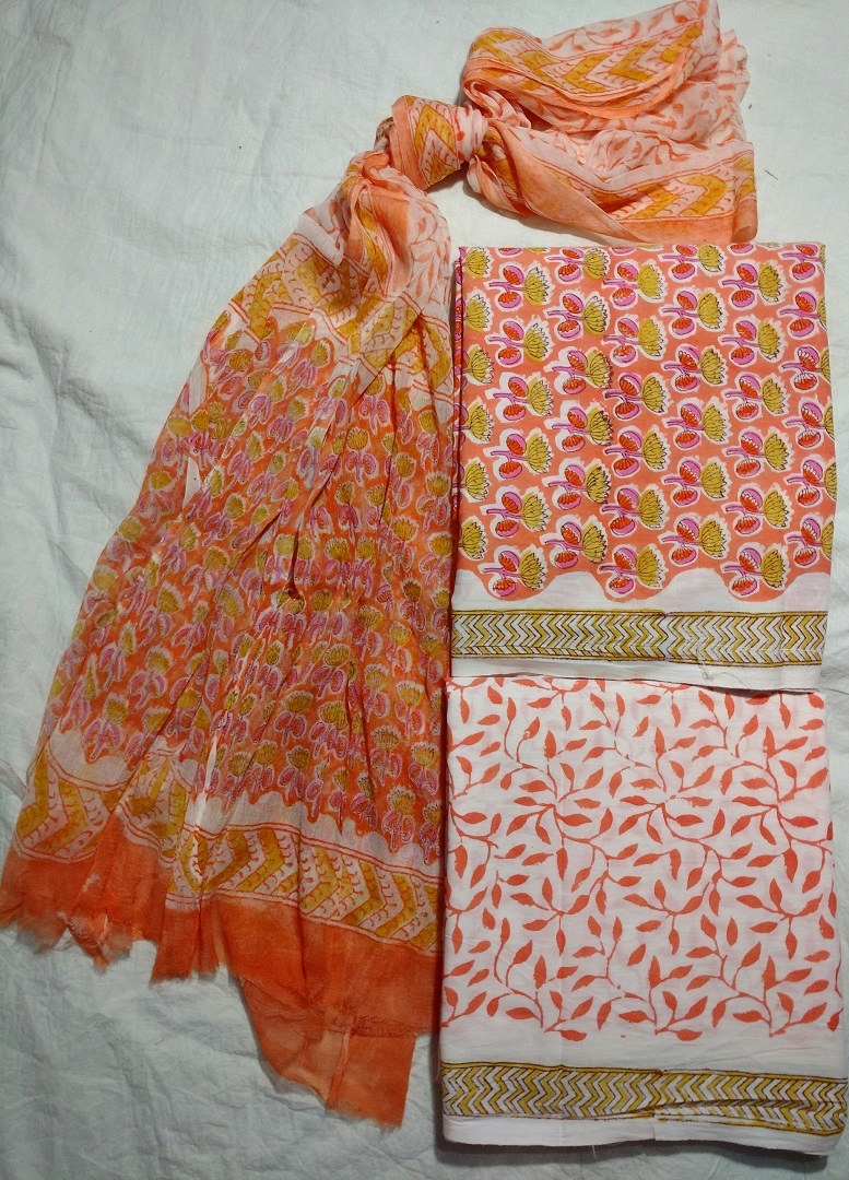 Cotton Suit - Soft Cotton Fabric, Elegant Color Shade | Lightweight, Washable, Skin Friendly, Quick Dry