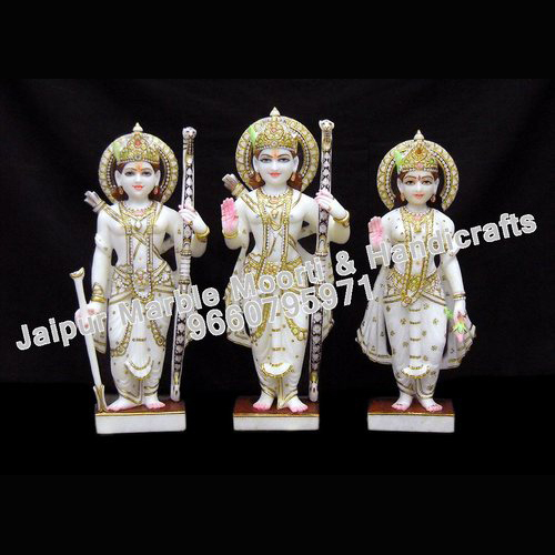 Marble Ram SIta Laxman Statue