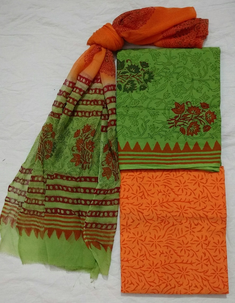 Washable Block Printed Suit