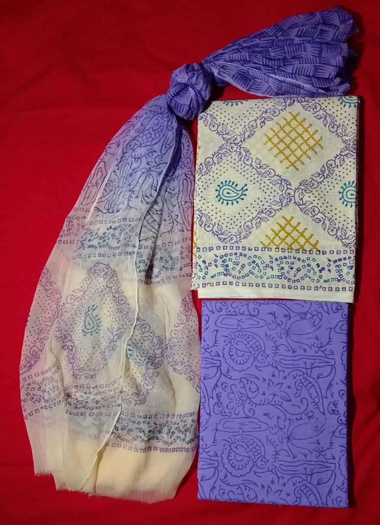 Washable Block Printed Suit