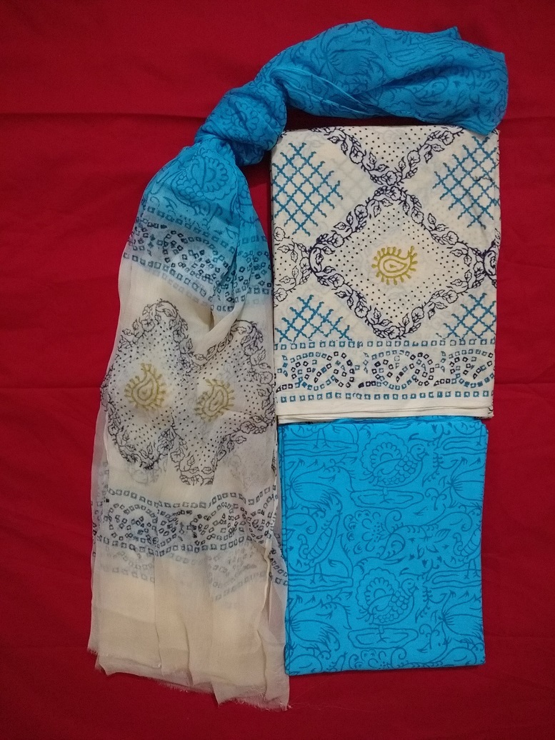 Washable Block Printed Suit