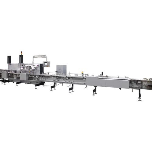 Silver Automatic High Speed Flow Wrap With Conveyor