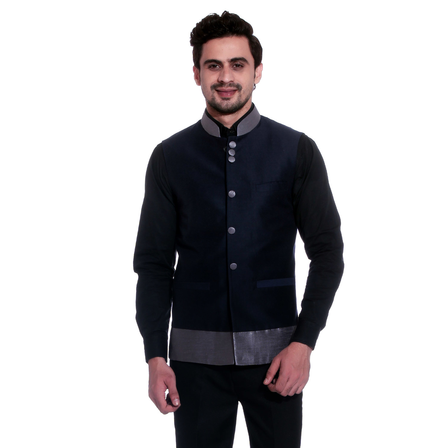 Jacquard Nehru Jacket