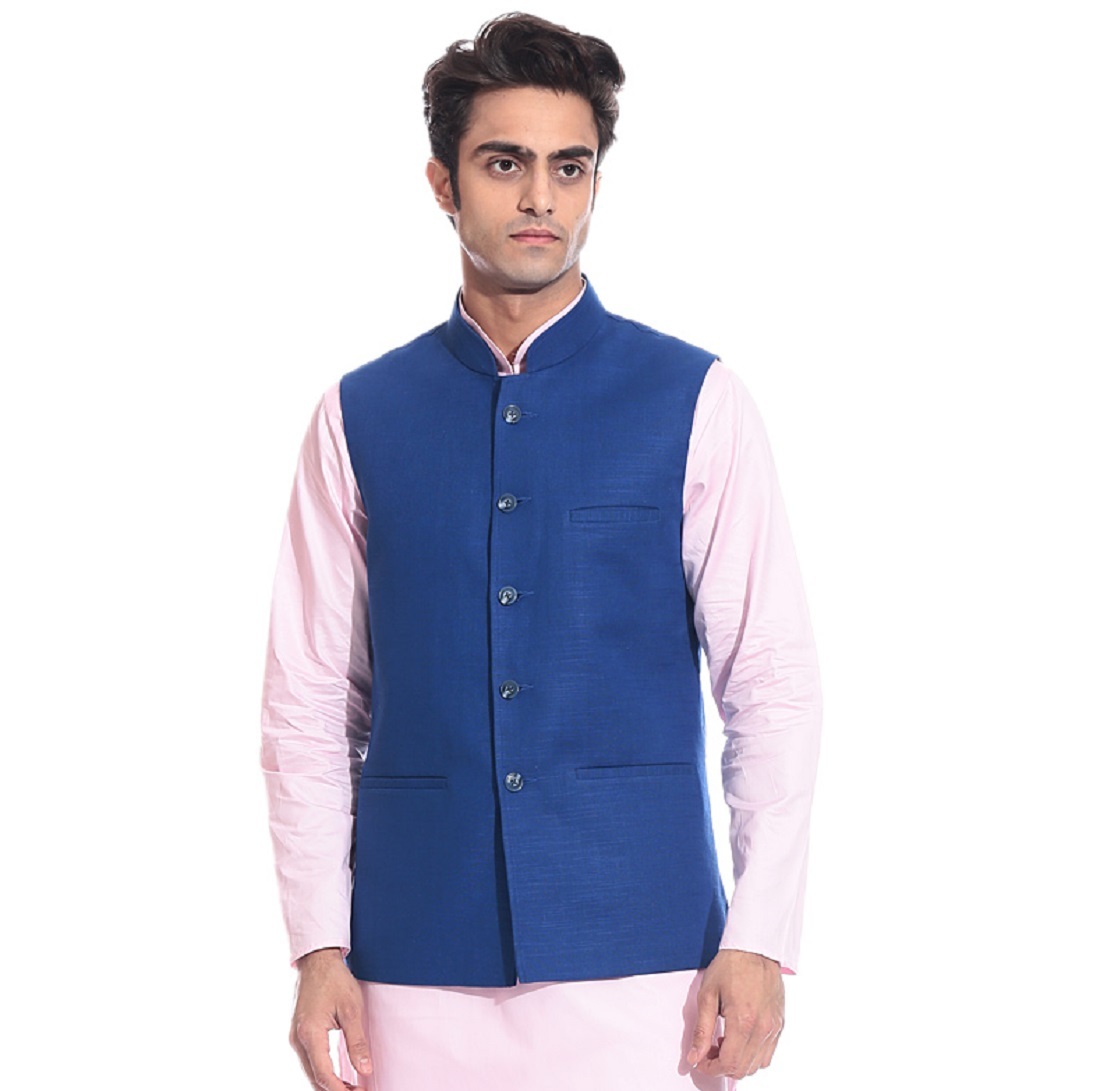 Jacquard Nehru Jacket