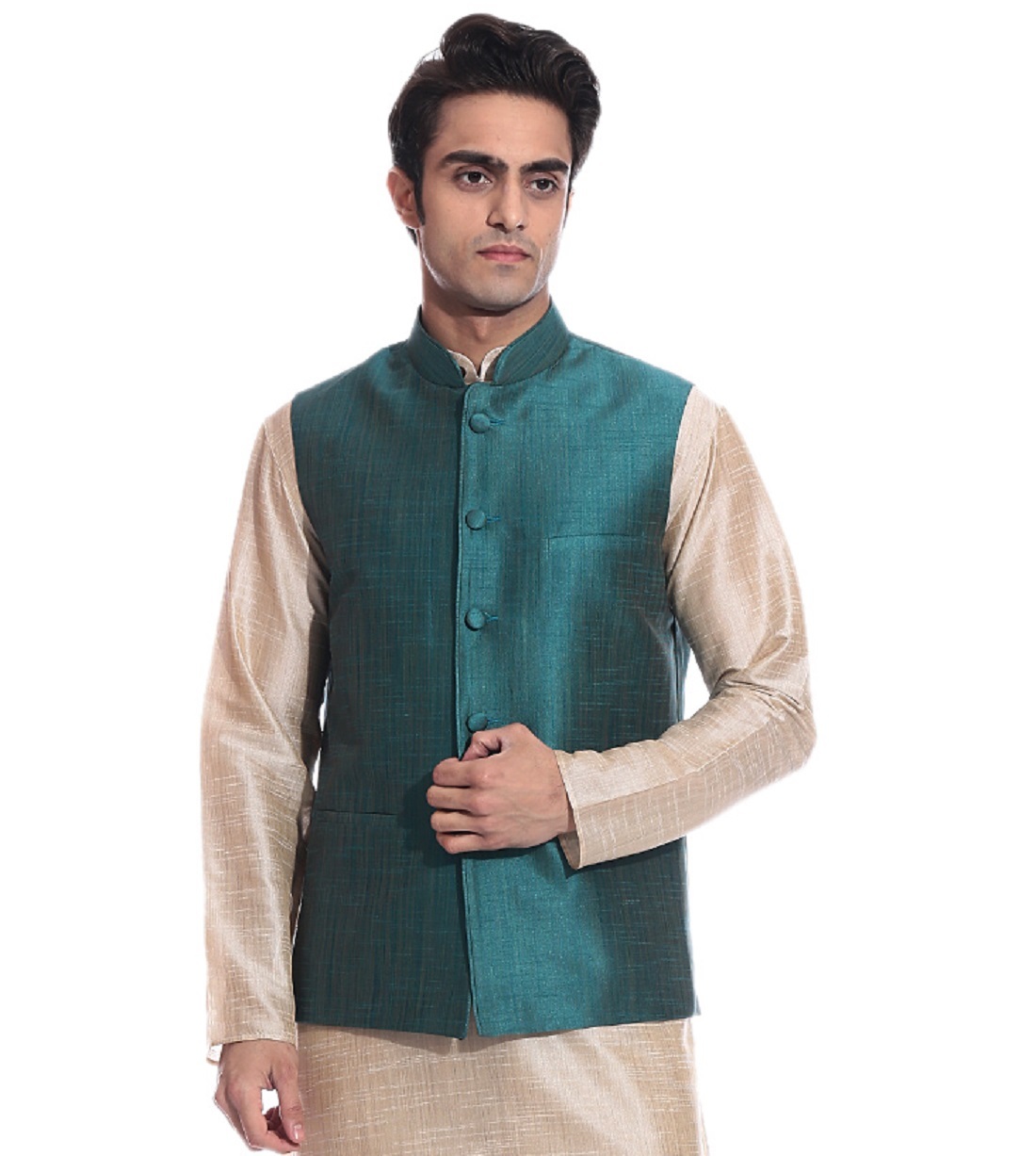 Jacquard Nehru Jacket
