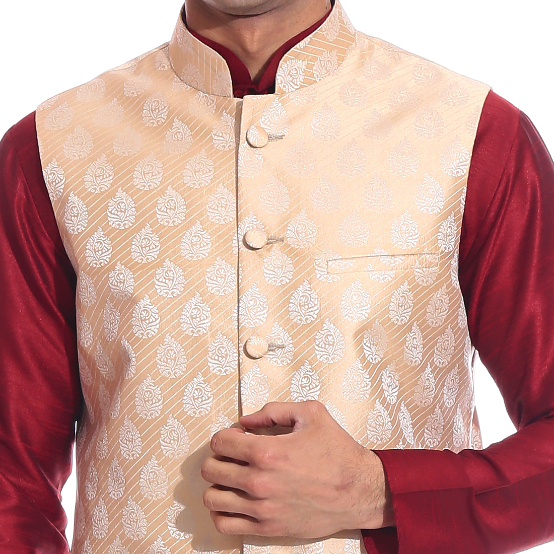 Jacquard Nehru Jacket