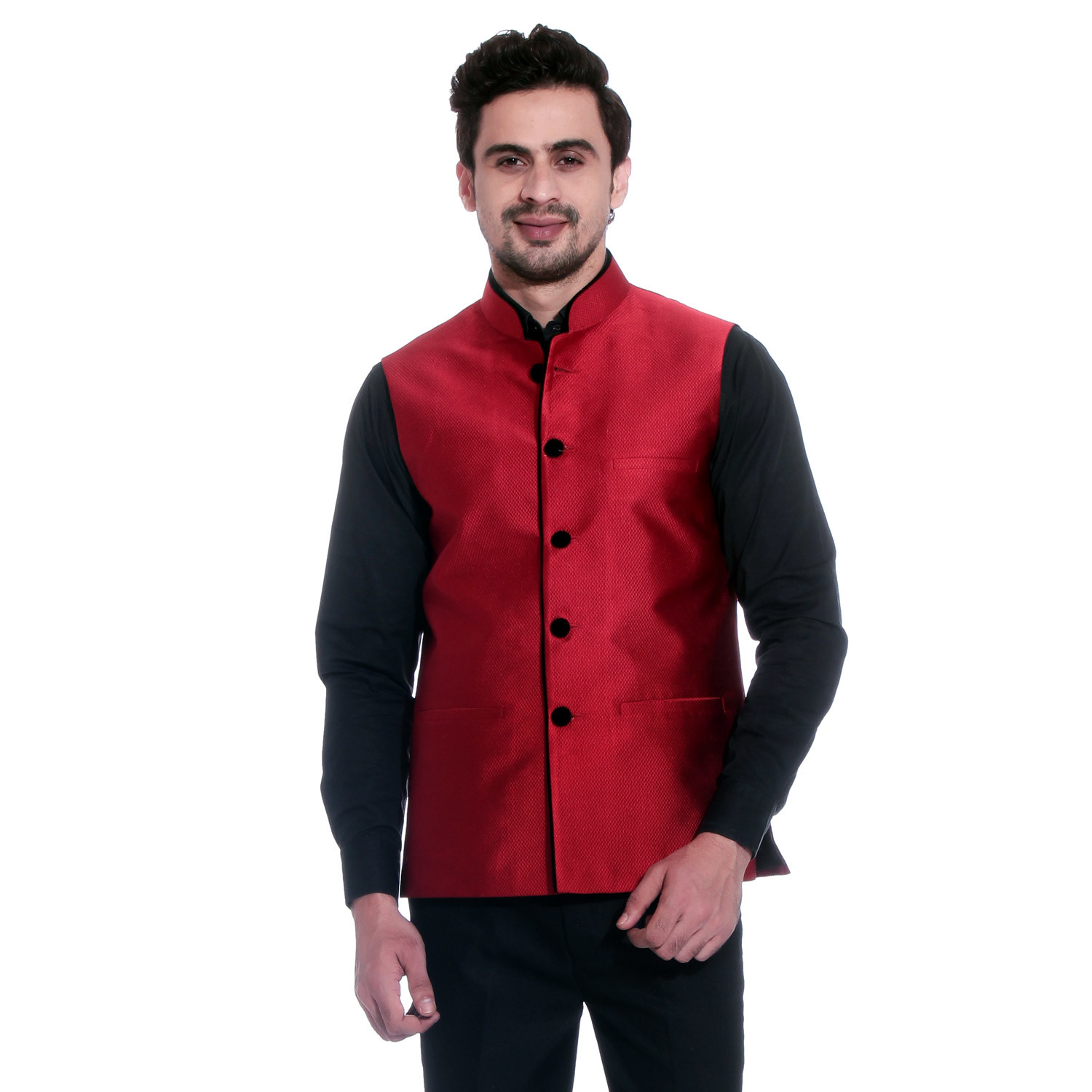 Jacquard Nehru Jacket