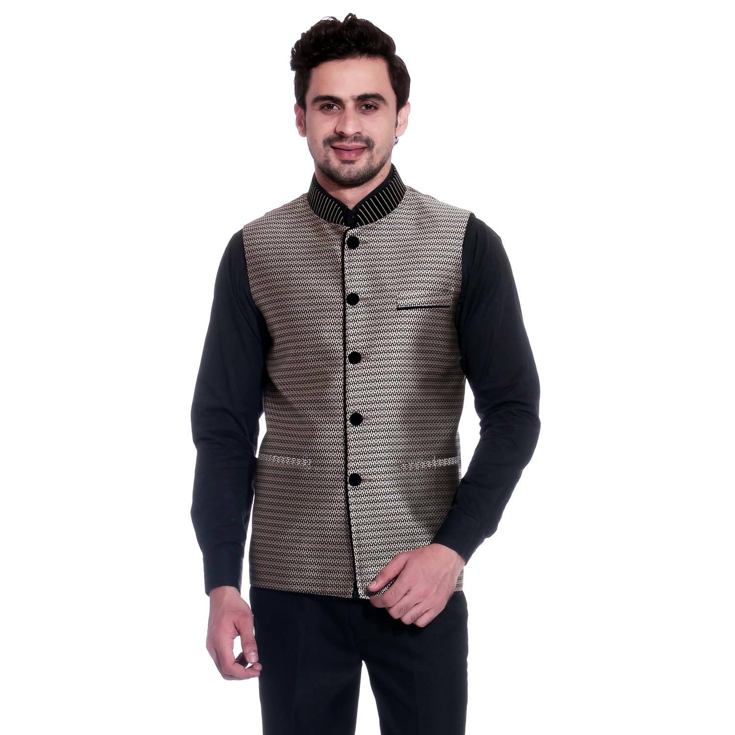 Jacquard Nehru Jacket